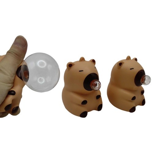 Игрушка-надувашка "Капибара" 6,5см