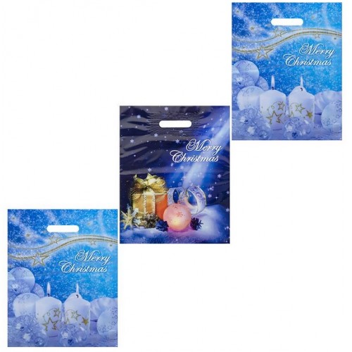 Пакет ламинированный новогодний "Банан" 30*40см