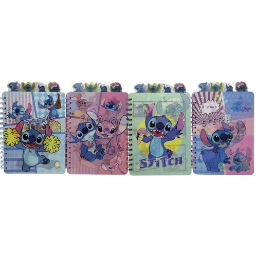 Блокнот на спіралі А5 "Стіч" 120арк.з роздільниками, змінює картинку