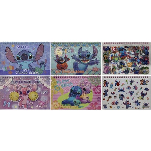 Альбом для творчості "Стіч" 19,5*13см з наліпками 10арк. 