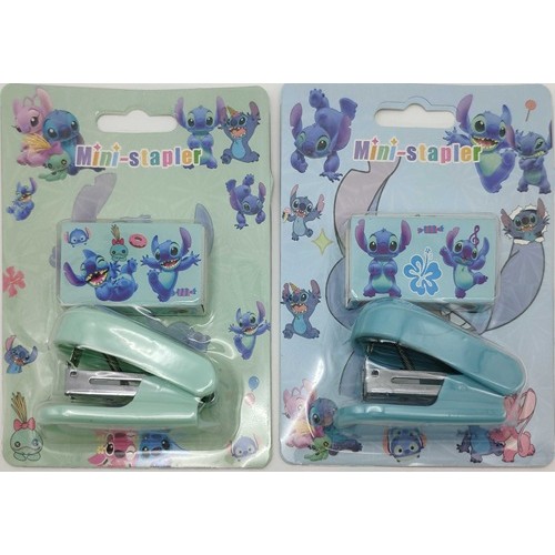 Степлер мини 6см + скобы №10 "Стич"