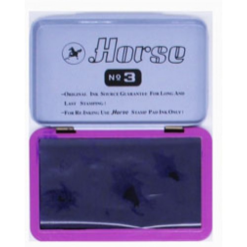 Штемпельная подушка "Horse" №3, фиолетовая