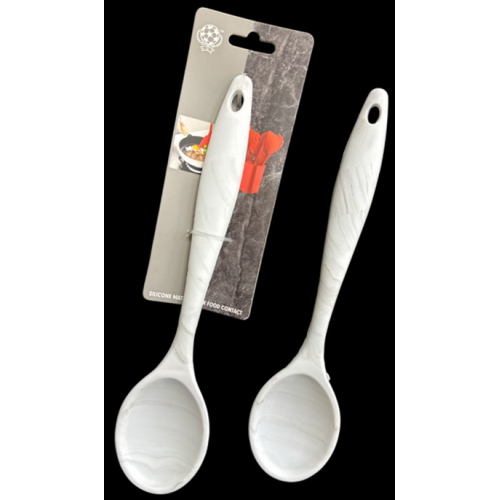 Кухонна ложка силіконова "мармуровий малюнок" 27см
