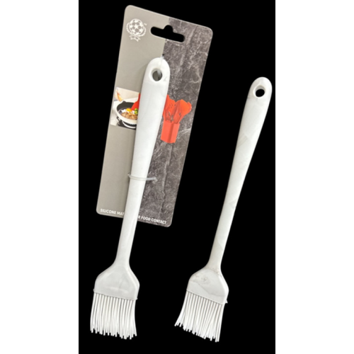 Кухонний силіконовий пензлик "мармуровий малюнок" 26см