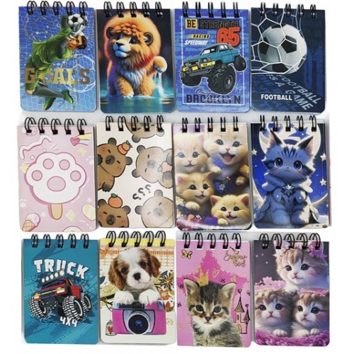 Блокнот А7 (7,5*10,5см), 80л, клетка