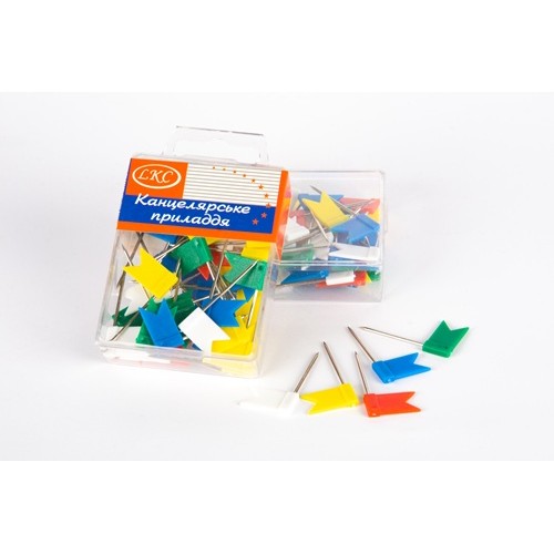 Кнопка декоративна "прапорець" (35шт)