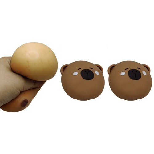 Игрушка-тянучка "Капибара-голова" 7,5см