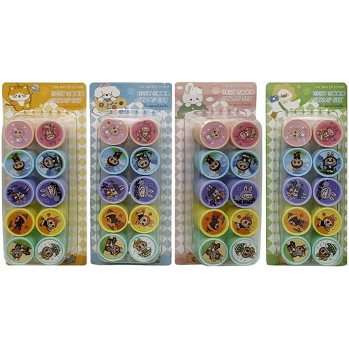 Набір для творчості штампики 25мм 10шт. "Монстрики" у блістері