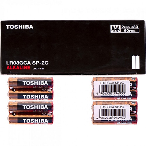 Батарейка Toshiba LR03 GCA SP-2C Economy Alkaline