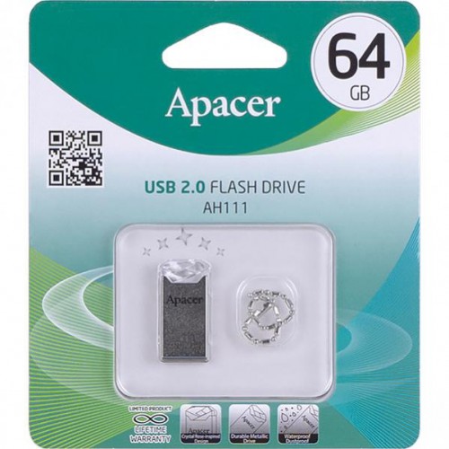 Флешка Apacer USB 64Gb AH111 Crystal