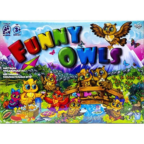 Настольная развлекательная игра "Funny Owls" 3+