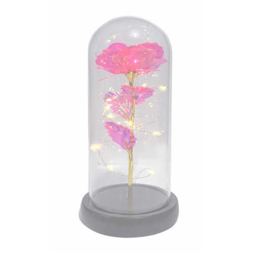 Роза в колбі в подарунковій упаковці.