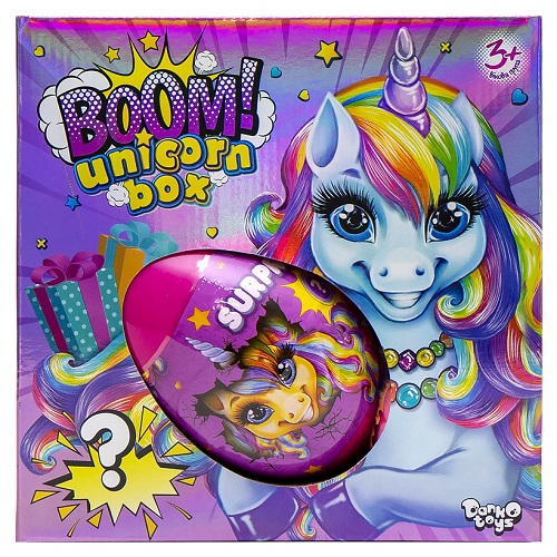 Креативное творчество "Boom! Unicorn Box" укр 3+