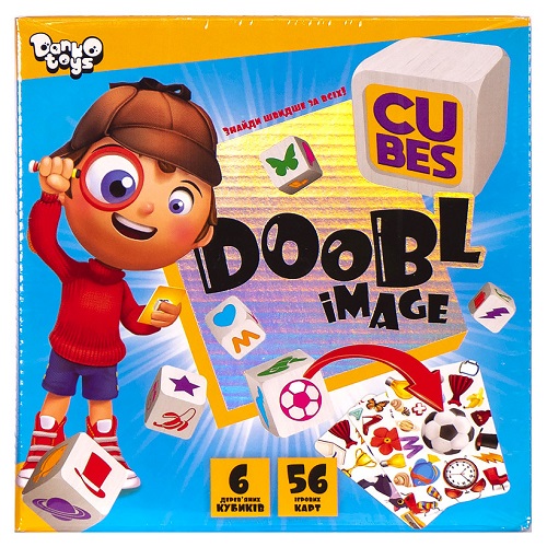Настольная игра "Doobl Image Cubes" укр 5+
