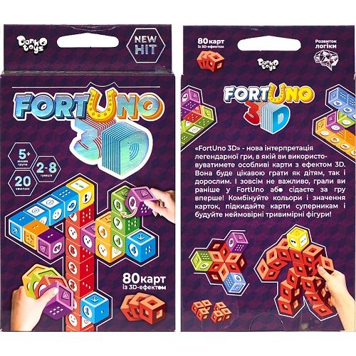 Настольная развивающая игра "Fortuno 3D" укр 5+