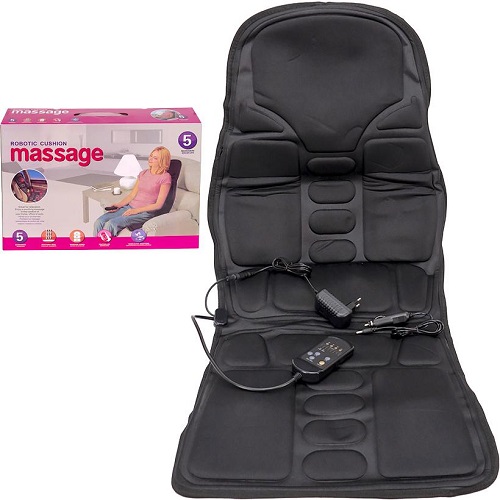 Масажна накидка на крісло Massage Seat Topper з пультом керування для дому та автомобіля