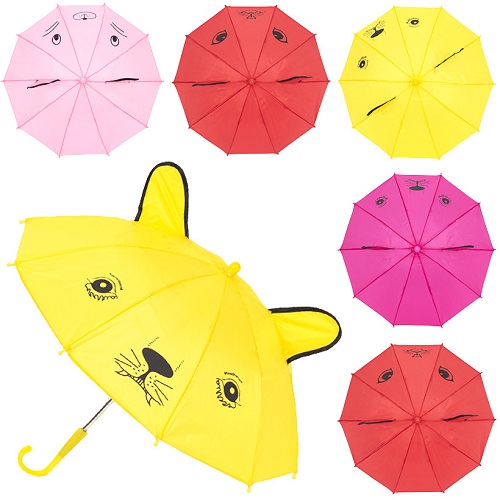 Зонтик-трость детский с ушками