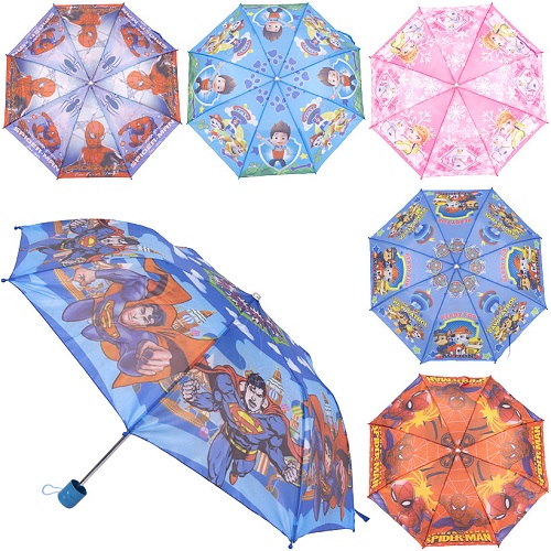 Зонтик-трость детский "любимые герои 2"