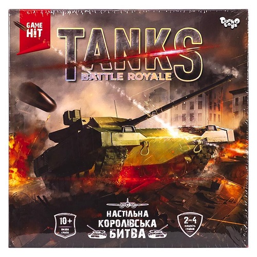 Настольная тактическая игра "Tanks Battle Royale" 10+
