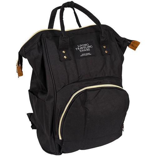 Сумка-рюкзак для мам та тап MOM'S BAG чорний