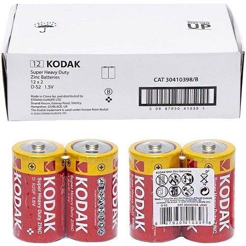 Батарейка KODAK R20 1.5V сольова