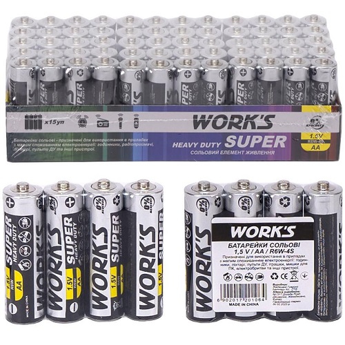 Батарейка Works R-6 SP-4 AA