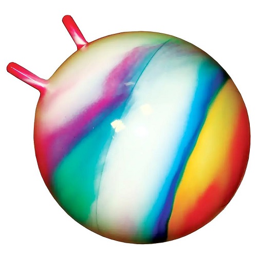 Детская игрушка "Мяч для фитнеса BAMSIC" с рожками Ø45