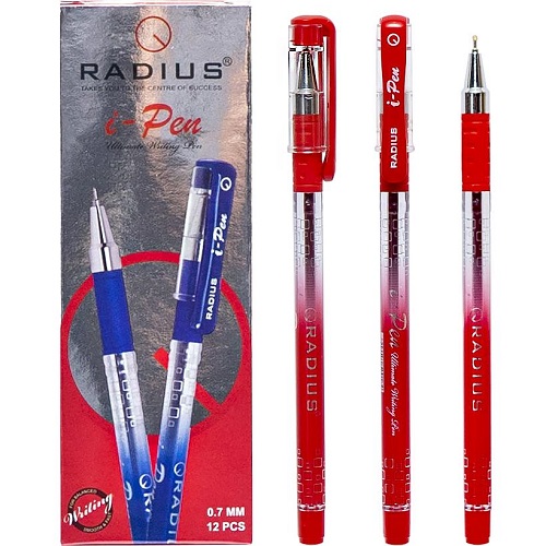 Ручка "I Pen" RADIUS с принтом 12шт., красная