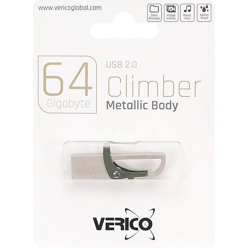 Флешка Verico USB 64Gb Climber Green