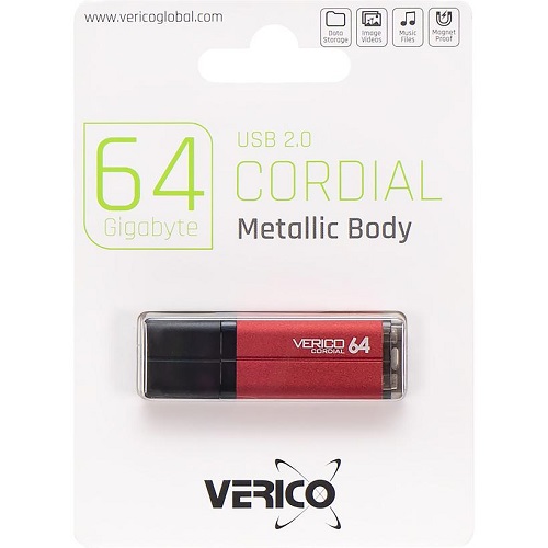 Флешка Verico USB 64Gb Cordial Red