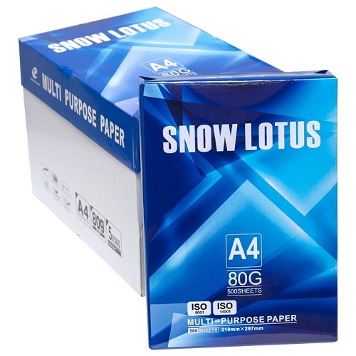 Бумага для ксерокса SNOW LOTUS А4 500 листов, 80г/м²