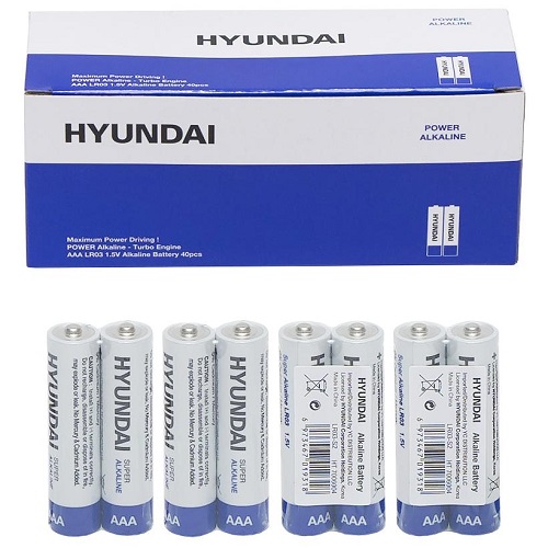 Батарейка HYUNDAI LR03 AAA Shrink 2 Alkaline