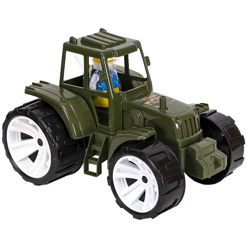 Детская игрушка "Трактор BAMS 0" военный, 28*20*20см
