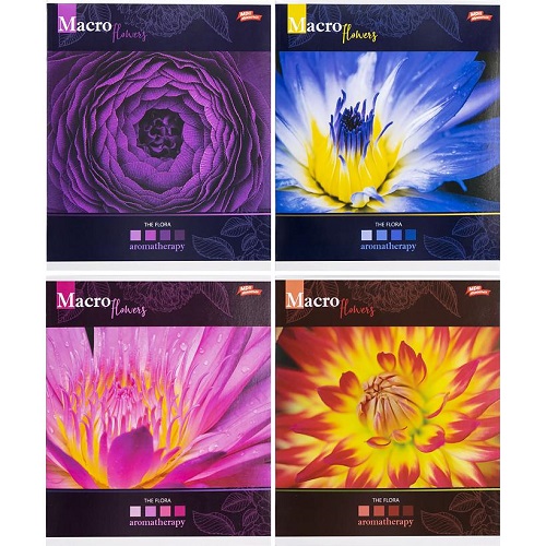 Зошит 60л клітинка "Macro flowers" "Мрії збуваються"