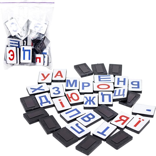 Набір магнітних букв "Український алфавіт" в пакетику