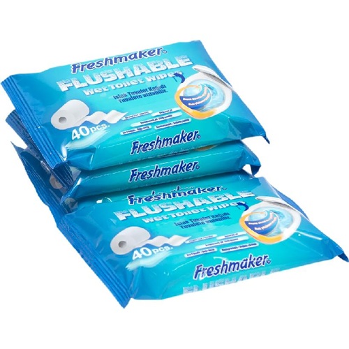 Вологий туалетний папір "Freshmaker", що змивається 40шт
