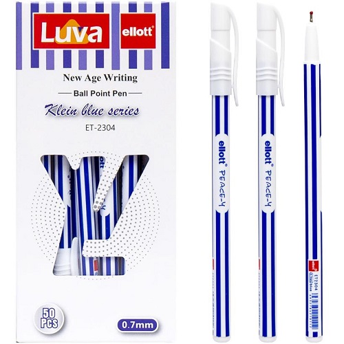 Ручка масляная "Luva" 0,7мм, синяя "Ellott"