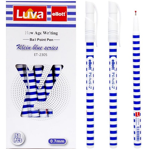 Ручка масляная "Luva" 0,7мм, синяя "Ellott"