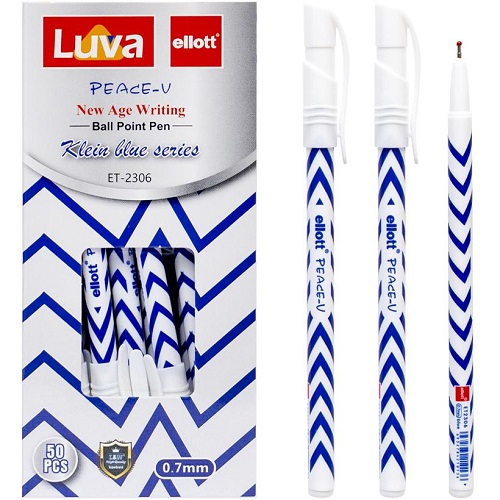 Ручка масляная "Luva" 0,7мм, синяя "Ellott"