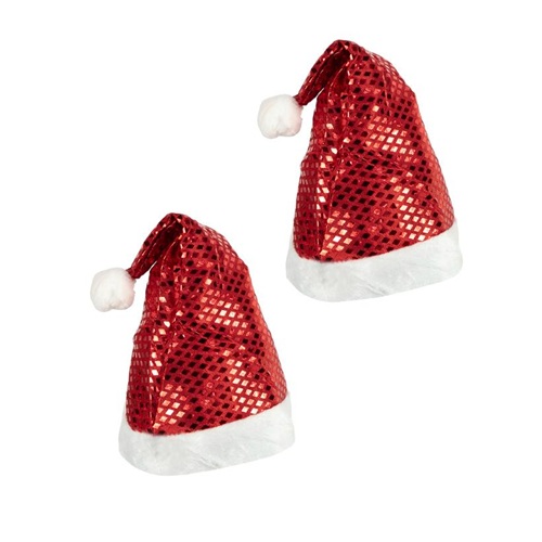 Шапка Деда Мороза в ромбик, объем 60см, высота 42см