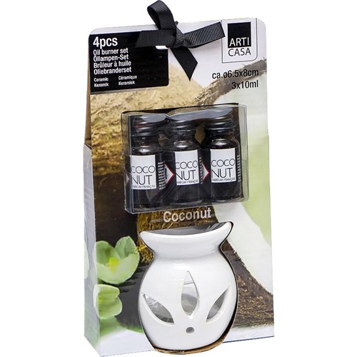 Набор ароматических масел 3шт с керамической лампой