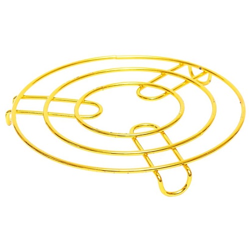 Підставка металева під гаряче Ø20см, золото