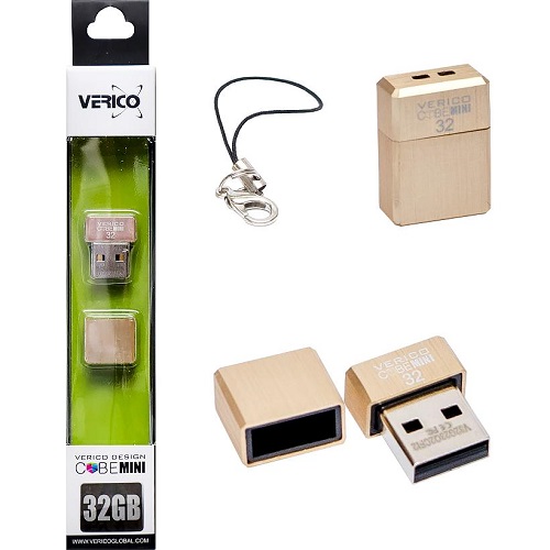 Флешка Verico USB 32Gb MiniCube Gold