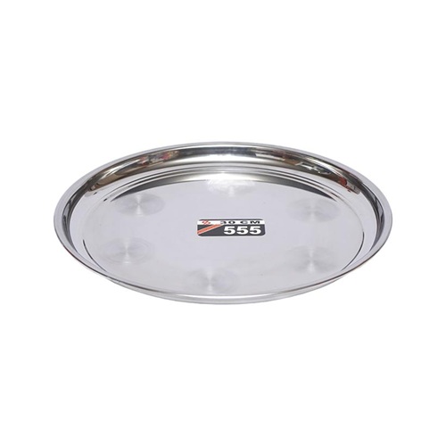 Піднос Ø30см металевий круглий (потовщена пластина)