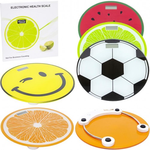 Весы напольные бытовые до 180кг круглые 33см