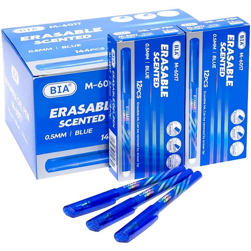 Ручка гелевая "пишет-стирает" BIA, 0,5мм, синяя