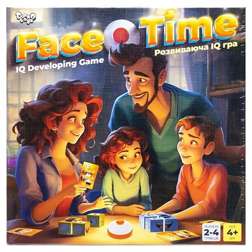 Развивающая настольная игра "Face Time" 4+