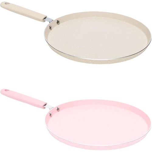 Сковорода для млинців Ø26см "мармурова крихта", індукція, кольорова