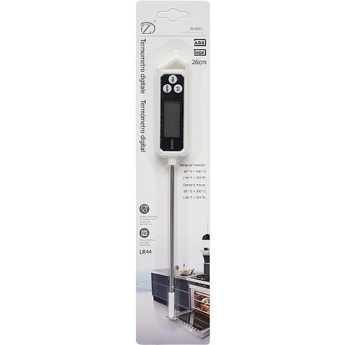 Термометр кулінарний електронний для вимірювання температури їжі 26см
