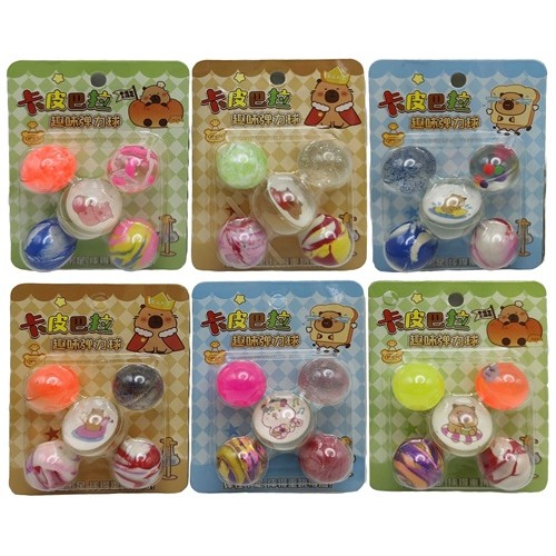 М'яч-стрибун 5шт.*2,5см "Капібара"